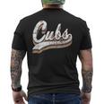 カブス ヴィンテージ メンズTシャツ バックプリント