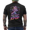 ガールズ K-Pop メンズTシャツ バックプリント