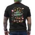 クリスマス サンタ クリスマスツリー レディース キッズ メンズ ダンス かわいい トップス プリント コスチューム メンズTシャツ バックプリント