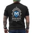 サイバーセキュリティ Metasploit プロのようなものをハック メンズTシャツ バックプリント
