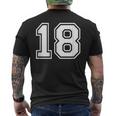 ナンバー18 シャツ メンズTシャツ バックプリント
