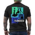 フラメンコダンサー用フラメンコtシャツ レトロメンズフラメンコ メンズTシャツ バックプリント