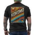 レトロ Kokomo シャツ ビンテージ シティ Kokomo メンズTシャツ バックプリント