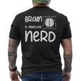 ヴィンテージ NERDファレル Brain Is Forever Nerd ギフトアイデア メンズTシャツ バックプリント