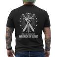 光の戦士 Warrior Of Light This Is The Turning Point 交差する剣 メンズTシャツ バックプリント