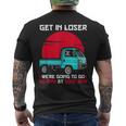 軽トラックジャパン ミニトラック Get In Loser 日本トラック メンズTシャツ バックプリント