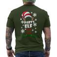 Party Elf Partnerlook Elfen Weihnachten Ugly Christmas T-Shirt mit Rückendruck
