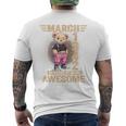 1942年3月 84歳の誕生日 84歳のテディベア Being Awesome メンズTシャツ バックプリント