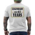 63歳の伝説、63歳の誕生日、ついに63歳 メンズTシャツ バックプリント