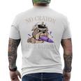 Boys No Crayon Left Behind Corps Squad Military Our Troop Men's T-shirt Back Print