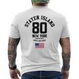 Cooltaten Island New York City Illustration Fashiontyle 長袖tシャツ メンズTシャツ バックプリント