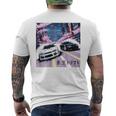 Deuxoitures De Course Jdm Japan Drifting Tokyokylineur Le Dos T-shirt imprimé au dos
