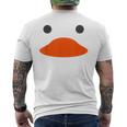 Easter Rubber Duck Face Halloween Costume Duckling Men's Back Print T-Shirt Easter Rubber Duck Face Halloween Costume Duckling Men's Back Print T-Shirt