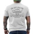 I'm Not Old I'm Classic 55歳 55歳の誕生日 メンズTシャツ バックプリント