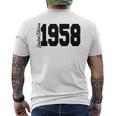 Limited Edition 1958年生まれ、68歳の誕生日 メンズTシャツ バックプリント