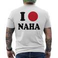 I Love Naha 那覇大好き メンズTシャツ バックプリント
