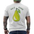 Nice Pear Fruity Égétalien T-shirt imprimé au dos