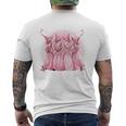 In October We Wear Pink Witch Breast Cancer Awareness Pink Men's T-shirt Back Print