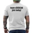 Team C00lkidd Join Today Coolkidd C00lkid クールキッド楽しいゲーム メンズTシャツ バックプリント