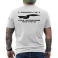 スタートレック 次世代uSSエンタープライズプロファイル メンズTシャツ バックプリント