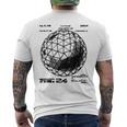 バックミンスター フラー 測地線 特許 科学 工学 数学 メンズTシャツ バックプリント