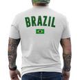 ブラジルシャツ メンズ レディース キッズ ブラジル サッカーファン メンズTシャツ バックプリント