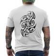伝統的な本物のマオリ族タトゥーニュージーランド。 メンズTシャツ バックプリント