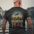1966年ヴィンテージ、限定版、60歳の誕生日、60歳 メンズTシャツ バックプリント 高齢者への贈り物