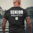 2026 Senior Volleyball Dad Volleyball Team Parent Men's T-shirt Back Print Gifts for Old Men