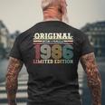 40 歳の誕生日 男性 オリジナル ヴィンテージ 1986 年 ギフト 長袖tシャツ メンズTシャツ バックプリント 高齢者への贈り物