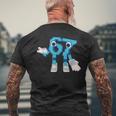 67 シークレットブレイン イタリアンスティールシックスセブンビデオゲーム メンズTシャツ バックプリント 高齢者への贈り物