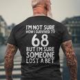 68歳の誕生日に 面白い68歳の誕生日 メンズTシャツ バックプリント 高齢者への贈り物