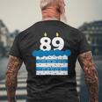 89 歳の誕生日番号 89 89 歳の誕生日番号 長袖tシャツ メンズTシャツ バックプリント 高齢者への贈り物