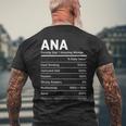 Ana Is My Name おもしろネームタグ メンズTシャツ バックプリント 高齢者への贈り物