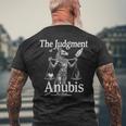 Anubis Egyptian God Of The Dead And Ancient Mythology Men's T-shirt Back Print Gifts for Old Men Anubis Egyptian God Of The Dead And Ancient Mythology Men's T-shirt Back Print Gifts for Old Men