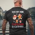 Backen Weihnachten Das Ist Mein Plätzchen Back T-Shirt mit Rückendruck Geschenke für alte Männer