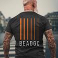 Beadgc 6弦ベースギター ベーシスト、ベースプレイヤー メンズTシャツ バックプリント 高齢者への贈り物