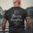 Bonus Figlia Preferito Figliastra Miglior Bonus Figlia T-shirt da uomo con stampa posteriore Regalos para ancianos