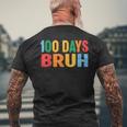 Bruh 100Th Day Ofchool 100 Days Ofchool シャツ キッズ 男の子 メンズTシャツ バックプリント 高齢者への贈り物