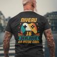 Cadeau Anniversaire Garçon 16 Ans Ado Gamer Humour Manche Longue T-shirt imprimé au dos Cadeaux pour les vieillards