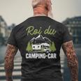 Campeur Drole Camper Roi Du Camping-Car T-shirt imprimé au dos Cadeaux pour les vieillards