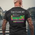 Can I Lick It 周期表 メンズTシャツ バックプリント 高齢者への贈り物