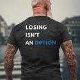 Champion Mindset Losing Isn’T An Option Motivationalta 長袖tシャツ メンズTシャツ バックプリント 高齢者への贈り物