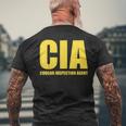 Cia クーガー検査剤 ファニー Cia メンズTシャツ バックプリント 高齢者への贈り物