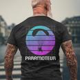Classicintage Retro Paramoteur Parapente T-shirt imprimé au dos Cadeaux pour les vieillards