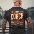 Coach Definition コーチtシャツ 男性用 面白いコーチ 長袖tシャツ メンズTシャツ バックプリント 高齢者への贈り物