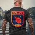 Comet コメット 宇宙 スノーボール 宇宙 トラベラー 隕石 コメット メンズTシャツ バックプリント 高齢者への贈り物