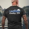 Cosby Tennessee Greatmokies Apalachians Tn バケーション メンズTシャツ バックプリント 高齢者への贈り物