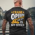 Crane Whisperer 面白いクレーン オペレーター メンズTシャツ バックプリント 高齢者への贈り物