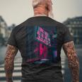 Cyberpunk Clothing、香港サイバーパンクストリートウェア メンズTシャツ バックプリント 高齢者への贈り物